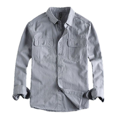 Design Sense Overalls Long Sleeve Shirt Men