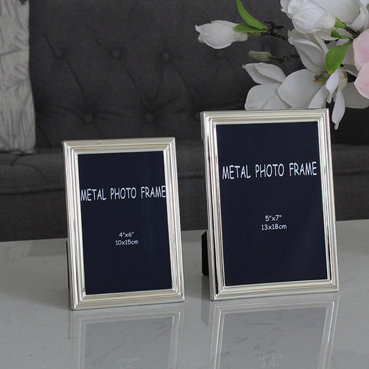 Accesorios para el hogar Marco de fotos de pared colgante de metal moderno