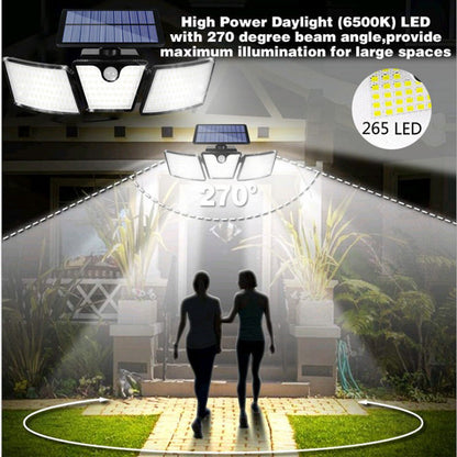 Luz Solar Exterior Inducción Corporal Múltiple