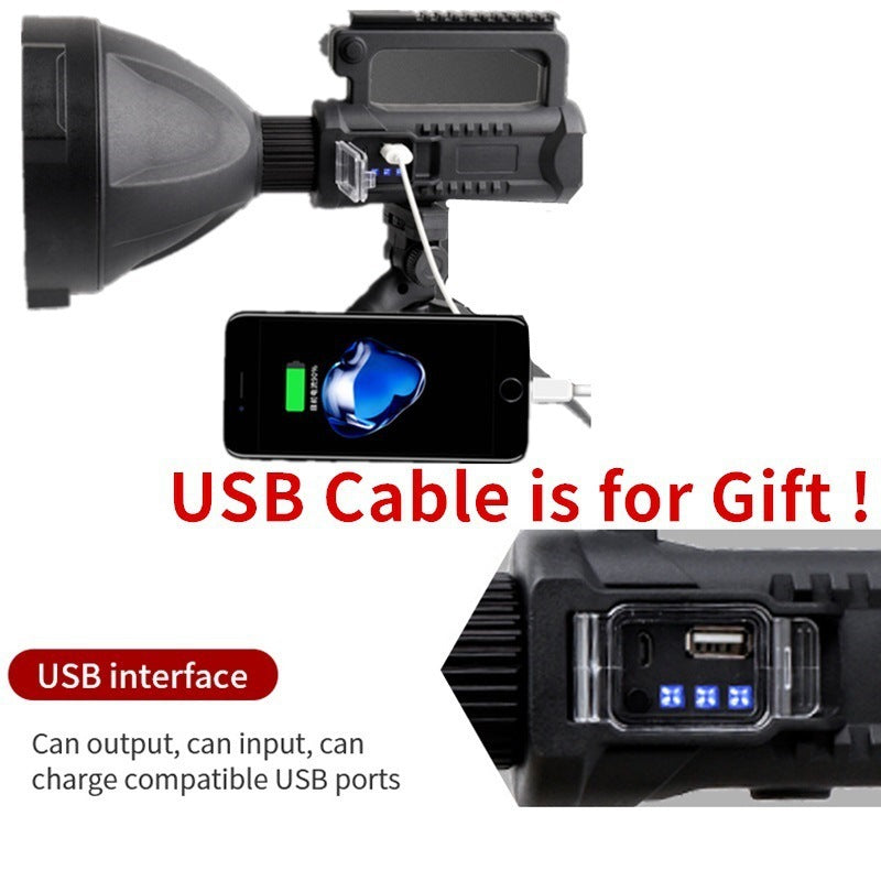 Lámpara portátil multifunción con carga USB