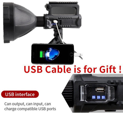 Lámpara portátil multifunción con carga USB