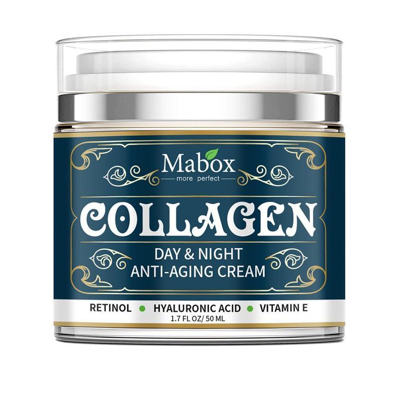 Crème Visage Hydratante au Collagène Produits de Soin Anti-Âge Crème Visage Hydratante Anti-Rides
