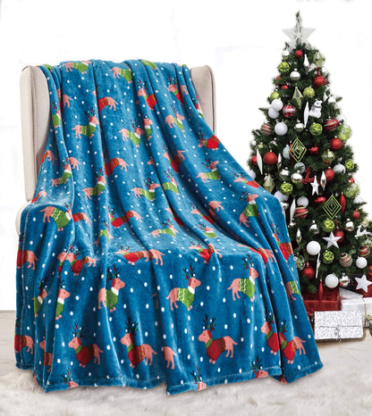 Decor&More Home Essentials Christmas Throw