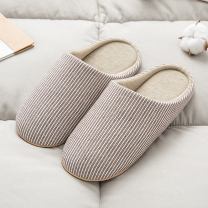 Indoor Soft Bottom Plus Size Non-slip Silent Cloth Bottom Slippers