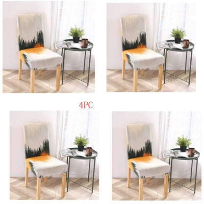 Funda de silla para el hogar, funda de silla de hotel, funda de silla para paquete, funda de silla elástica siamesa, funda de silla de oficina para ordenador