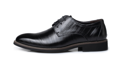 Chaussures pour hommes en cuir chaussures de ville habillées d'affaires grandes tailles chaussures décontractées pour hommes