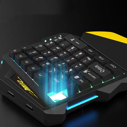 Clavier Bluetooth sans fil avec assistance de jeu automatique Android universel