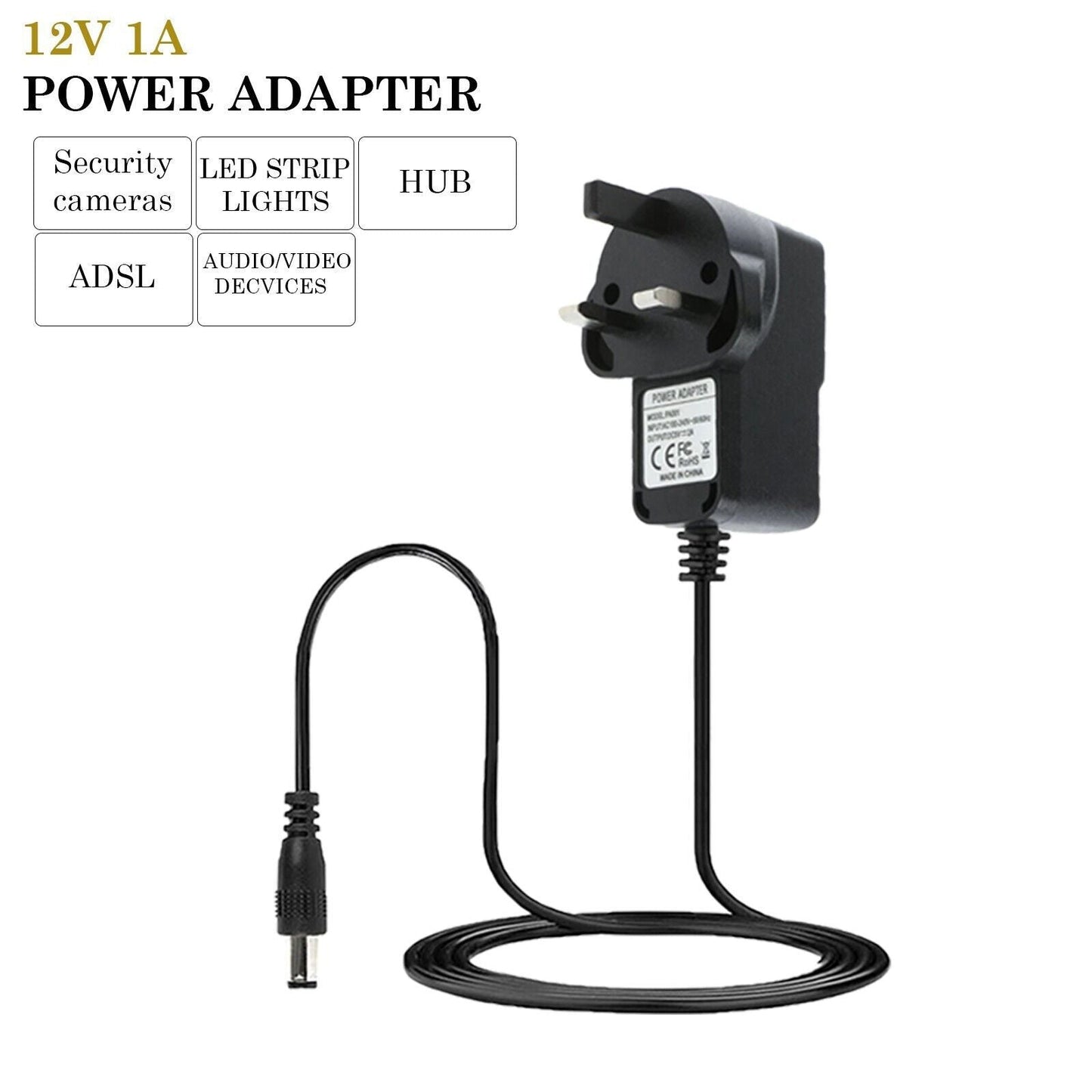 12v 1a Ac -dc Electronics