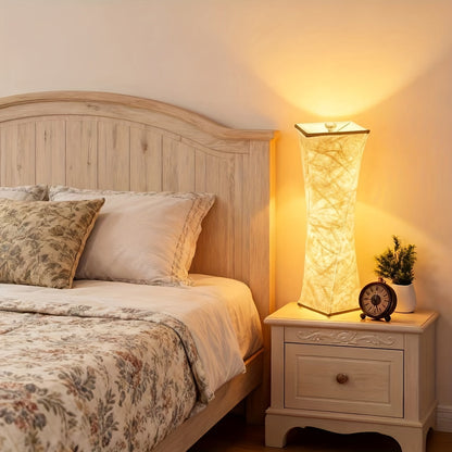 Set of 2 Dimmable Table Lamps – 3-Way White & Gold Bedside Lamps for Bedroom