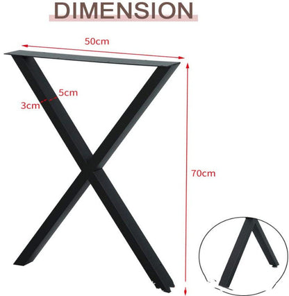 Pieds de table en métal créatifs et simples, pieds de table, support de table, pied de table tendance, support de bureau, quincaillerie de pied de meuble