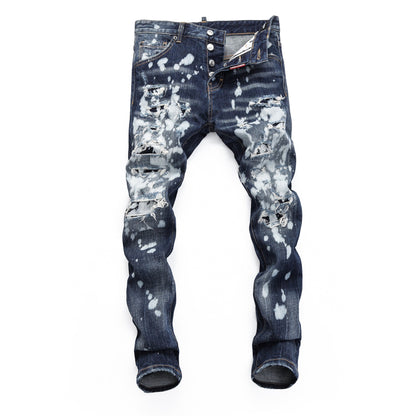 urban TEEN  Fashion Ripped Jeans STONE WASHED Pants