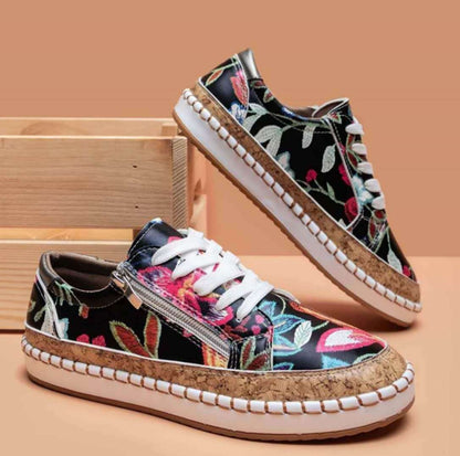 Ethnic Style Printed Flats Decor