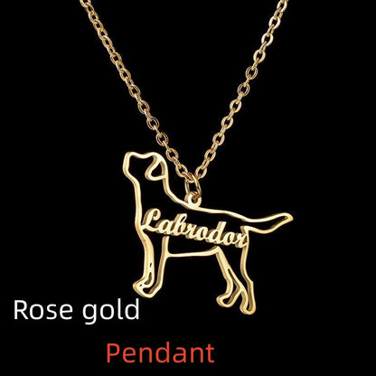 Personalized European And American Name Necklace For Women