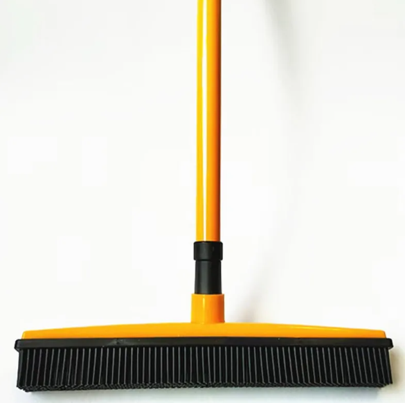 Pet Hair Removal Broom Mop – Advanced Fur Cleaning Tool with Washable Head | Hands-Free Home Cleaning