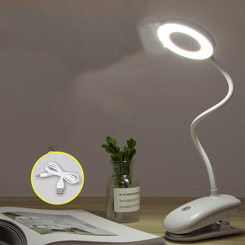 Lampe de bureau rechargeable à pince