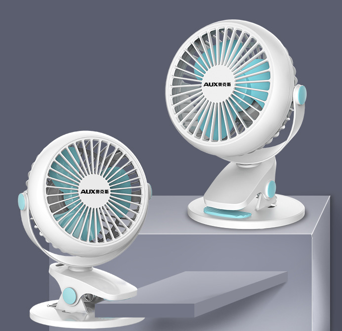 Mini Ventilateur de Bureau USB à Pince