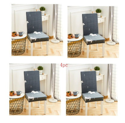 Funda de silla para el hogar, funda de silla de hotel, funda de silla para paquete, funda de silla elástica siamesa, funda de silla de oficina para ordenador