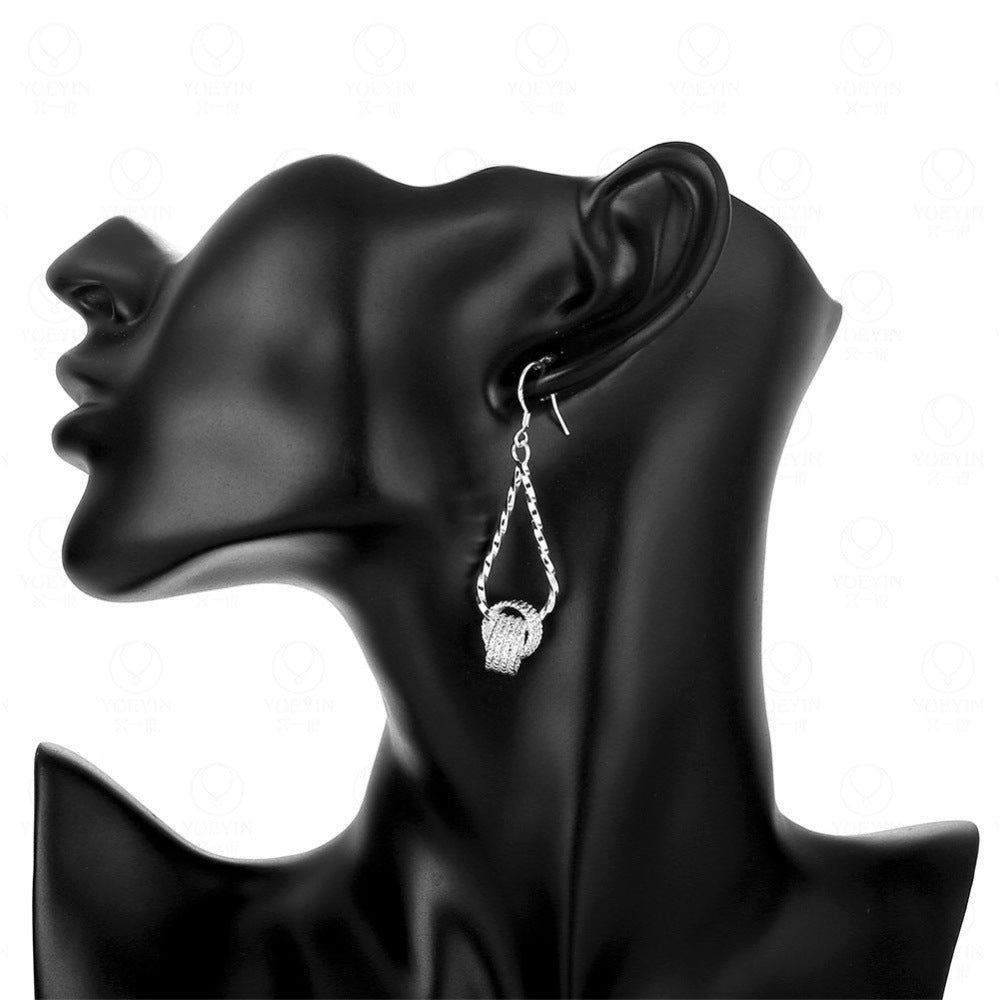 Boucles d'oreilles populaires européennes et américaines Boîte cadeau haut de gamme