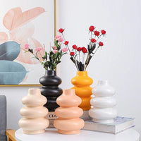 Simple Ceramic Vase Ornaments Dried Flowers Living Room Home