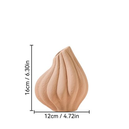 Home Decorations And Accessories Soft Decoration With Misty Style Ceramic Vase