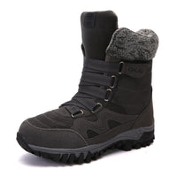 Botines de mujer Zapatos de invierno Botas de nieve para mujer Zapatos cálidos para madre con cordones