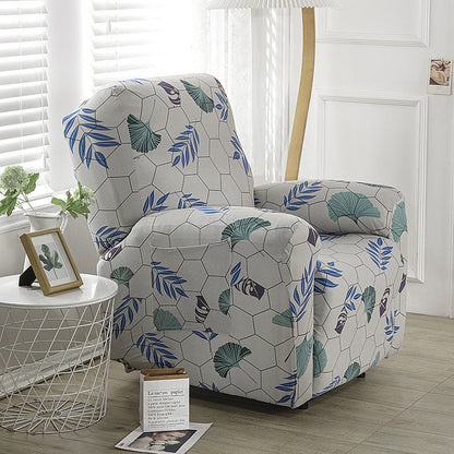 Housse de fauteuil inclinable tout compris en tissu imprimé extensible, 1 place