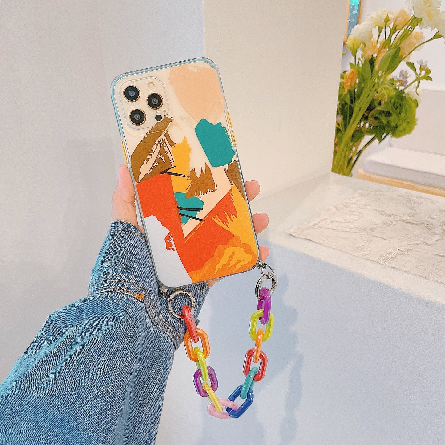 Graffiti Print All-Inclusive TPU iPhone Case – Fashion Street Art Cover | iPhone 7–12