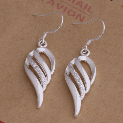 Feather earrings bracelets necklace set
