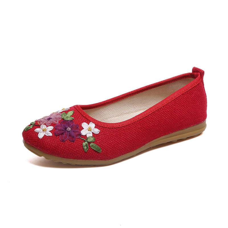 Ethnic Style Embroidered Shoes