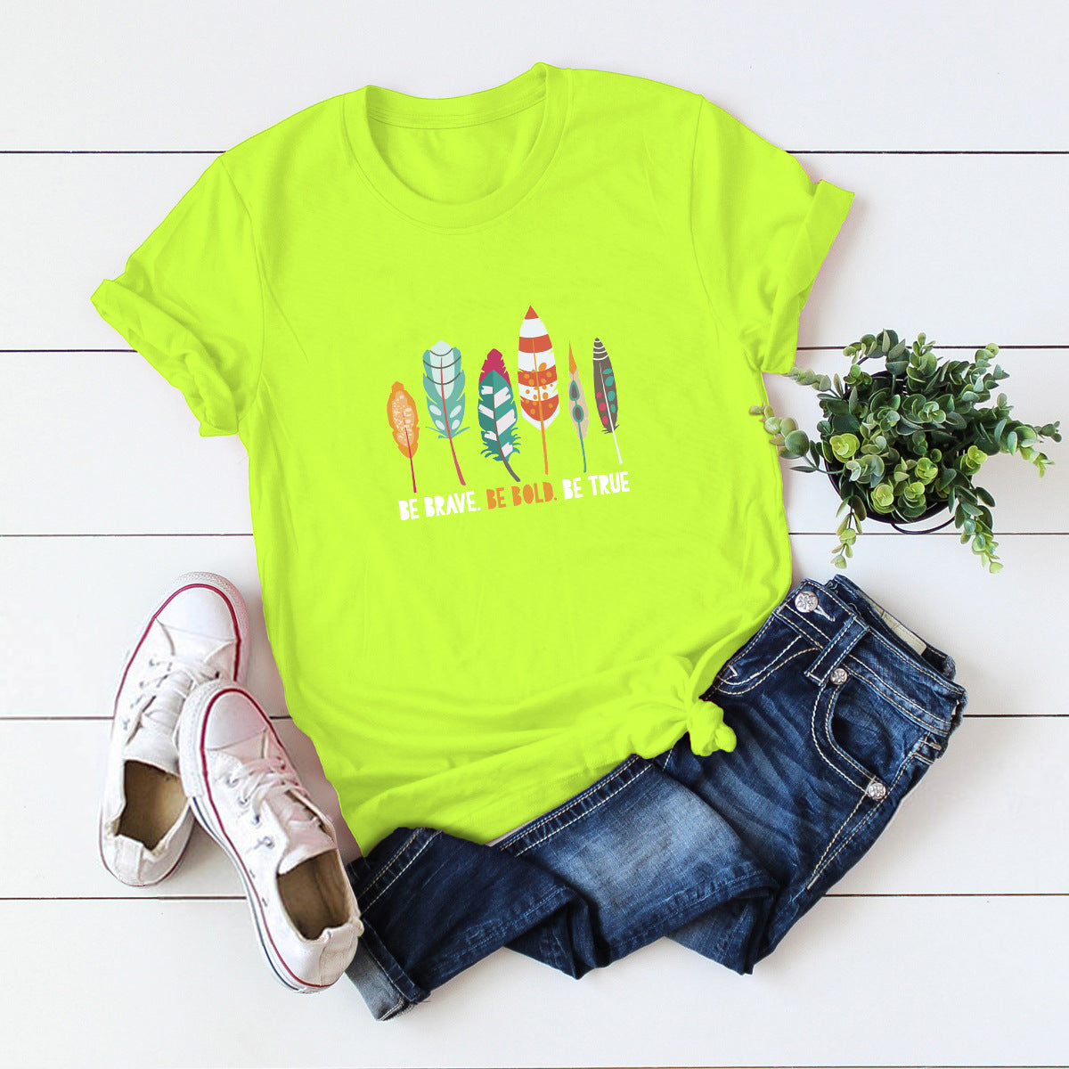 Casual Plus Size Cotton Women's Short Sleeve
