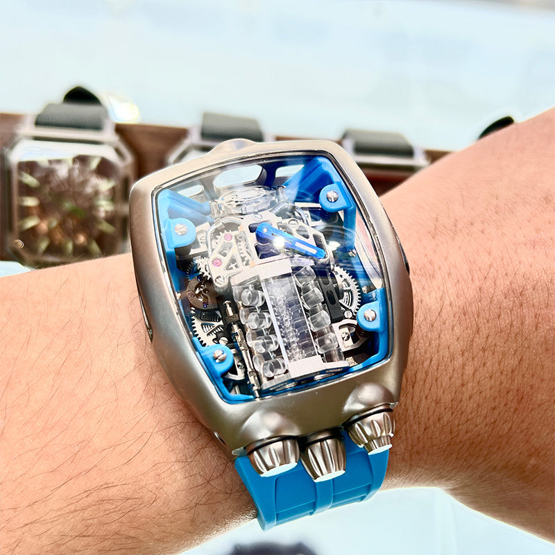 Reloj multifunción Cylinder Engine para hombre