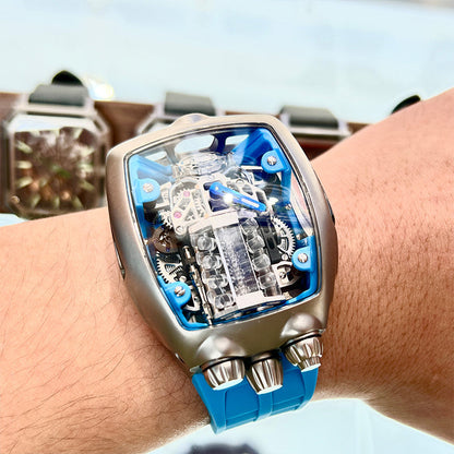 Reloj multifunción Cylinder Engine para hombre