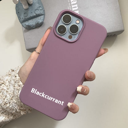 Liquid Silicone Full-Coverage iPhone 16 Case – Camera Protection, Anti-Fingerprint | 18 Colors