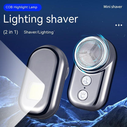 Men's Portable Electric Shaver With Light