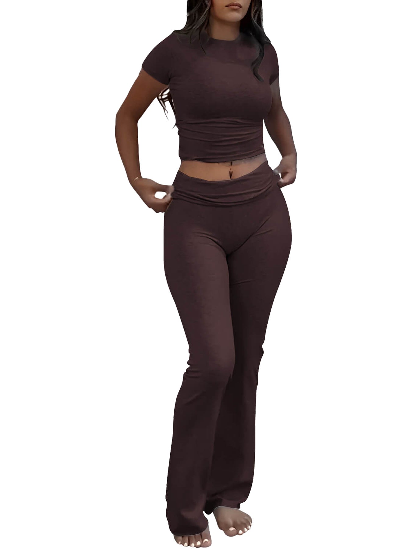 Women's Wide Leg Pants – High Waist Flowy Trousers