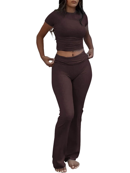 Women's Wide Leg Pants – High Waist Flowy Trousers