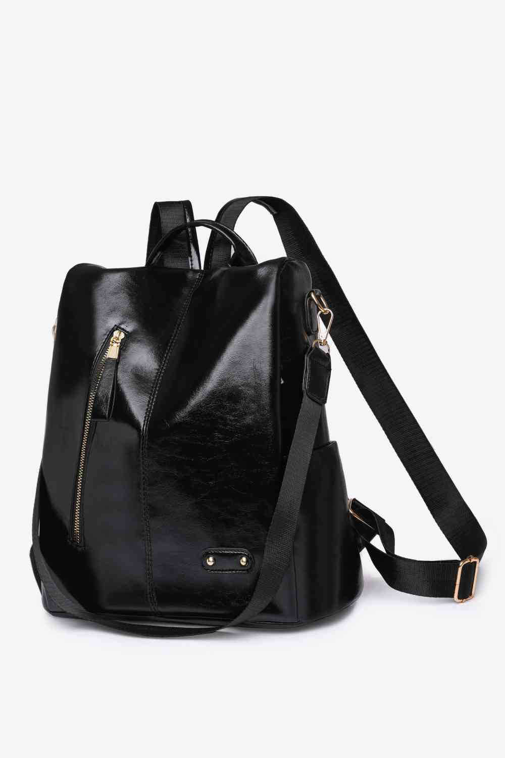 Mochila Marcy con cremallera y bolsillos – Elegante bolso multiusos de uso diario para mujer