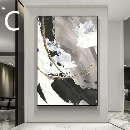 Abstract Art Deco Restaurant Decoration Canvas Mural