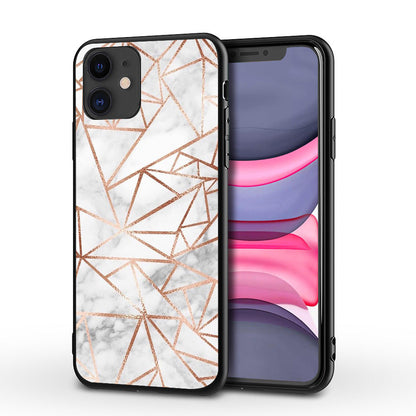 Marble Print TPU iPhone Case – 9 Style Options | Drop-Resistant Back Cover | iPhone 5–11