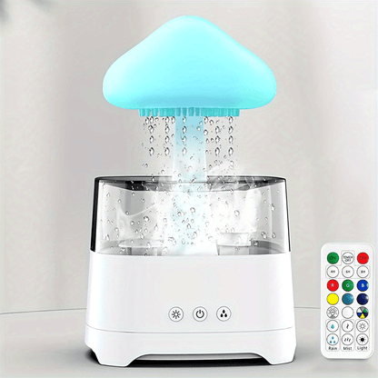 Rain Cloud Humidifier – 7-Color Aromatherapy Diffuser with Remote for Bedroom
