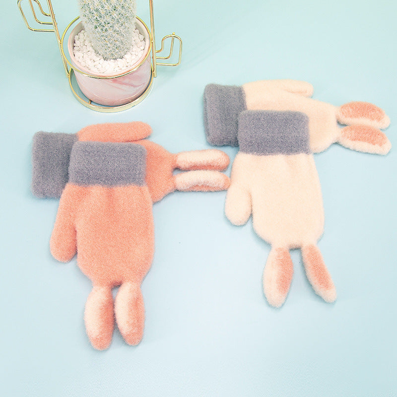 Gants d'hiver en laine pour enfants pour la chaleur