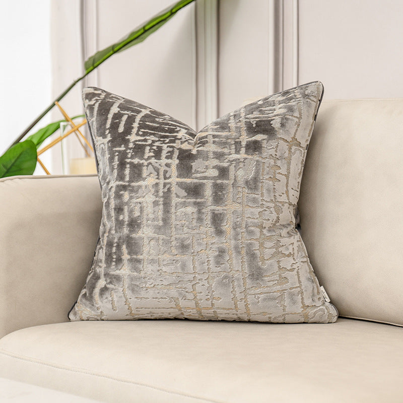 Funda de almohada sencilla estampada para sofá