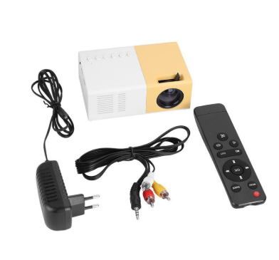 Proyector portátil 3D HD LED Cine en casa HDMI compatible con USB de audio Proyector YG300 Mini proyector