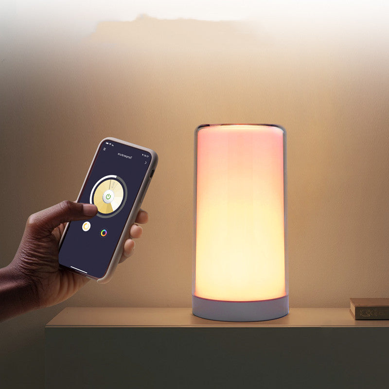 Lámpara de noche inteligente de ambiente con luz de color