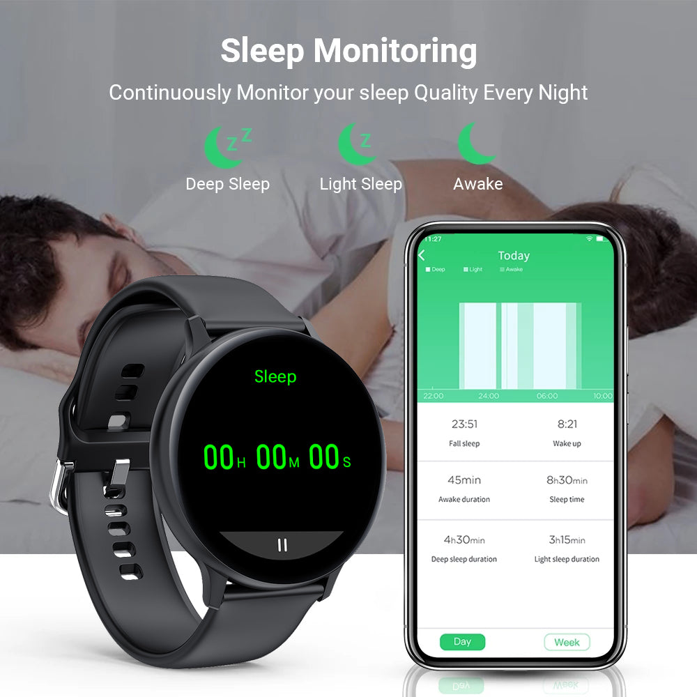 Bracelet intelligent appel Bluetooth fréquence cardiaque surveillance de la pression artérielle montre de sport