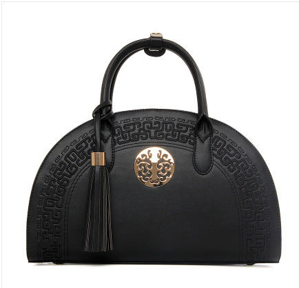 Bolso de moda otoño e invierno nuevo bolso de mujer estilo nacional popular bolso de hombro para mujer bolso de mano versátil con asa suave