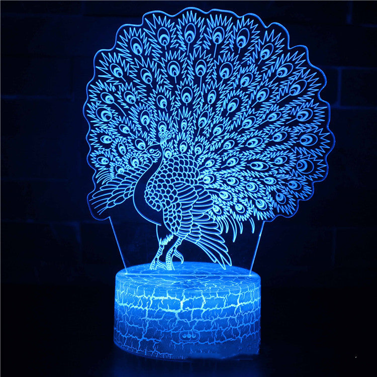 Veilleuse de table tactile LED 3D – Cadeau