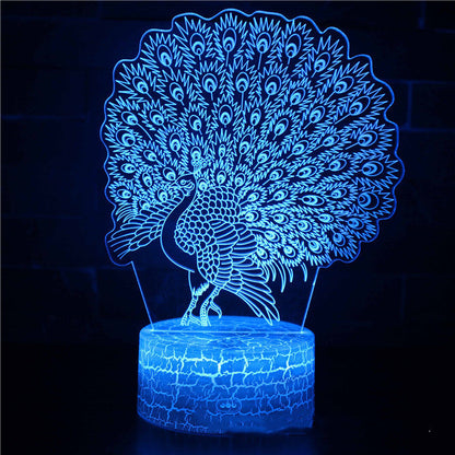 Veilleuse de table tactile LED 3D – Cadeau