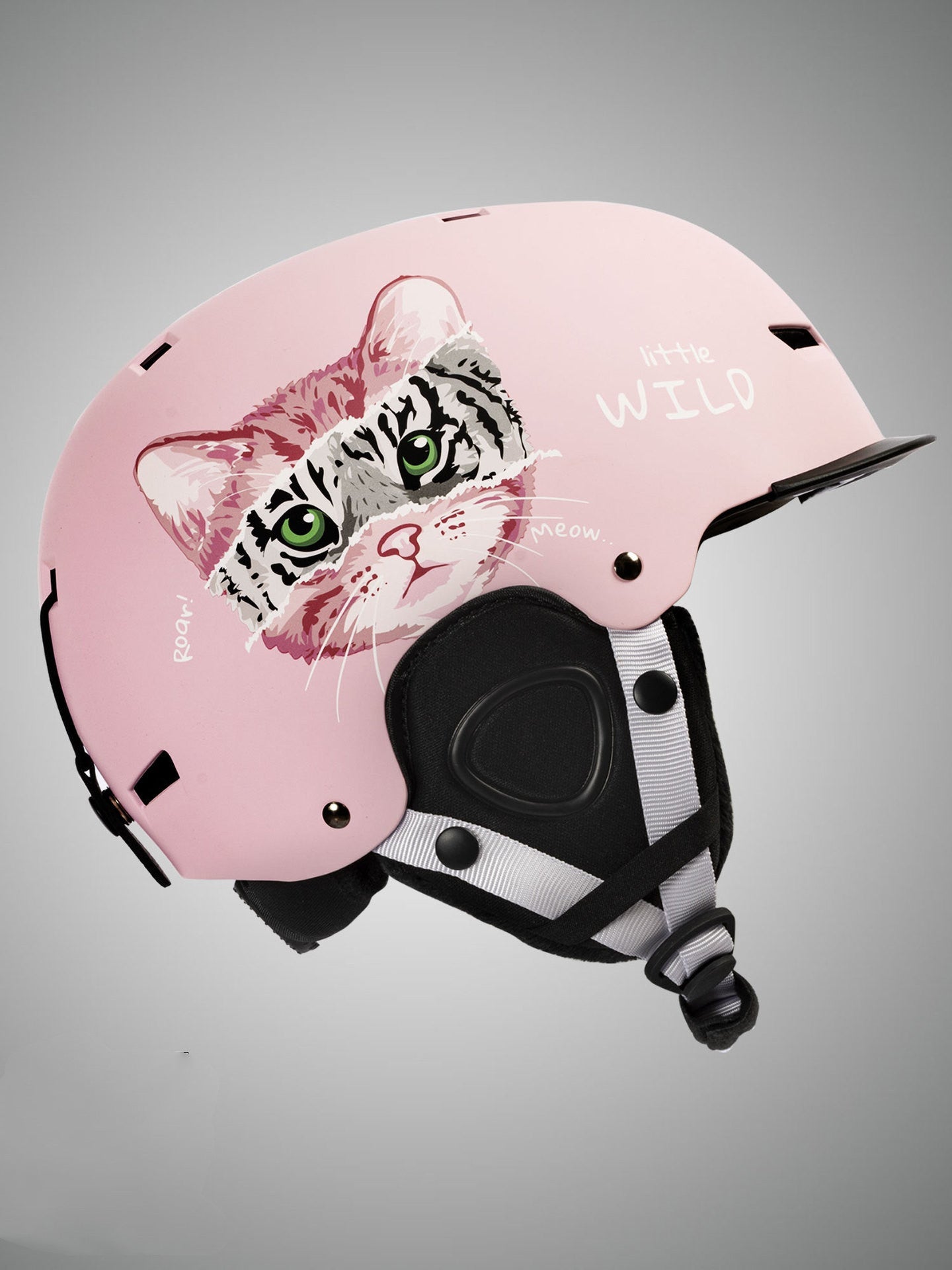 Casque de ski intégré avec lunettes de protection simples et doubles pour adultes