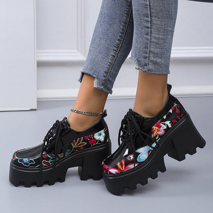 Bottes compensées nues femme printemps nouvelle collection à semelle muffin